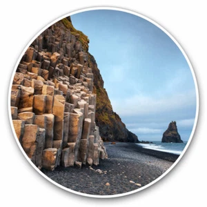 2 x Vinyl Aufkleber 25 cm - Black Beach Reynisdrangar Island cooles Geschenk #16522 - Bild 1 von 9