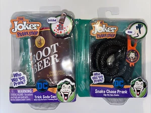 DC The Joker Prank Shop Trick Soda Can Root-Beer batman comics Snake Chase NEW - Picture 1 of 5
