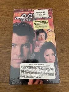 Tomorrow Never Dies (VHS, 1999, James Bond 007 Collection) Sealed - Imagen 1 de 5