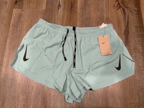 Pantaloncini da corsa uomo Nike AeroSwift 2" neri minerali CJ7837 309 taglia L