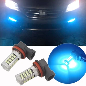 2PCS Ice Blue H11 H8 LED Fog Light Bulbs for 2006-2015 Honda Accord Fog Lamp - Picture 1 of 9