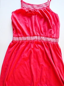 Girls Gap Kids Size XL 12 Sleeveless Dress Red - Picture 1 of 16