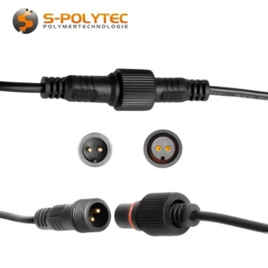 5M Verlängerungskabel Kabel Zubehör für LED Außen Lampe Einbaustrahler, 2-pin - Bild 1 von 7