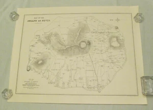 Vintage Map of the Island of Nevis - Imagen 1 de 11