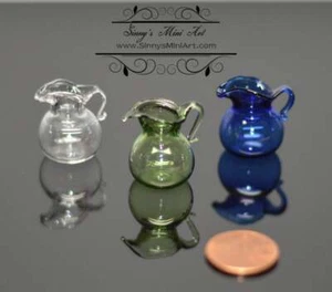 1:12 Dollhouse Miniature Glass Pitcher/ Mini Glass Picher BD HB011 HB012 HB048 - Picture 1 of 6