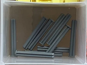LEGO Parts - Dark Bluish Gray Technic Axle 4L w Stop - No 87083 - QTY 10 - Picture 1 of 1