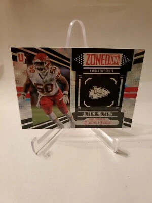 2017 Panini Unparalleled - Zoned In Future Frame #ZI-12 Justin Houston - Image 1 of 2