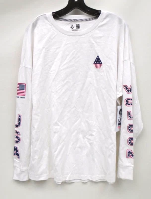 VOLCOM H3602200 USST MENS LONG SLEEVE TEE SHIRT WHITE MEDIUM - Image 1 of 4