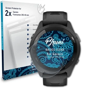 Bruni 2x Protective Film for Garmin Forerunner 265 46 mm Screen Protector - Zdjęcie 1 z 8