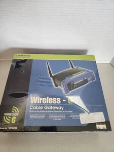 Linksys WCG200 Wireless-G 2.4 GHz 4-Port USB Modem Broadband Router New In Box - Picture 1 of 7