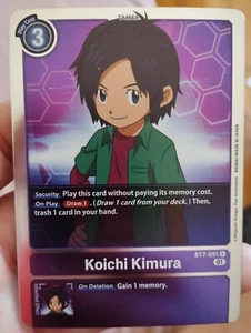 (218)Koichi Kimura BT7-091 EN Digimon Next Adventure Sammelkarte - Bild 1 von 1