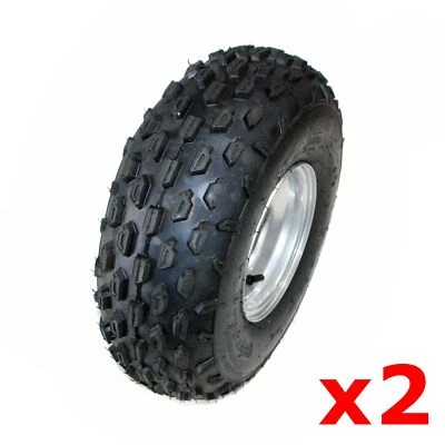 2X 19x7 - 8 8" inch Front Wheel Rim + Tyre Tire 150cc Quad Dirt Bike ATV Buggy - Image 1 of 4
