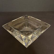 BVLGAR Rosenthal Studio Line Authentic Ashtray Square Crystal Size 7-STUNNING!!