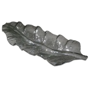 Uttermost Smoked Leaf Glass Tray - 19862 - Picture 1 of 1