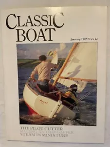 KLASSISCHES BOOT - JANUAR 1987 - 1. AUSGABE - DER PILOTSCHNEIDER - DAMPF IN MINIATUR - Bild 1 von 1