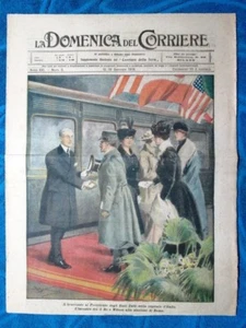 La Domenica del Corriere 12 gennaio 1919 Vittorio Emanuele III,Wilson-Voto Donne - Picture 1 of 1