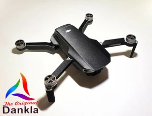 DJI MINI 2 - SKIN- ALU GRAU GEBÜRSTET/GREY BRUSHED- Decal - Wrap -  Folie - Foil - Picture 1 of 10