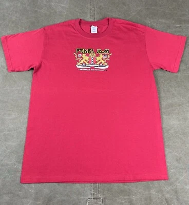 Pearl Jam Sz L Amsterdam Netherlands Concert Band T Shirt 2012 Ziggo Dome - Image 1 of 4