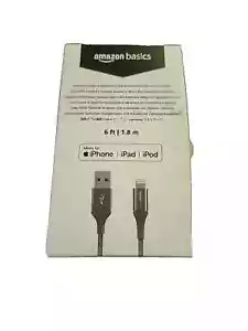 Nylon Braided Usb-A To Lightning Connector 6Ft/1.8M MFi Certified - Picture 1 of 1