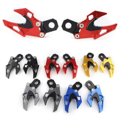 Motorcycle CNC Aluminum Rear Fork Chain Adjuster For Honda CB650F 2014+ Gold/Red Foto 1 de 4