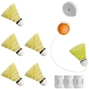 Single Player Badminton Trainer Professional Stretch Badminton Training Tool - Bild 1 von 8