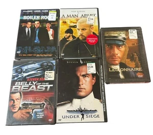 5 Action DVDS: Jean-Claude Van Damme/Seven Seagal/Vin Diesel - Brand New/Sealed - Picture 1 of 15