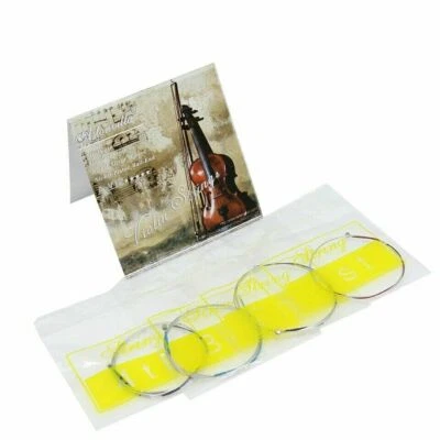 MUTA SET CORDE VIOLINO 1/8 - 4/4 acciaio nichel IRIN AV12 con pallino TENS.NORM. - Immagine 1 di 3