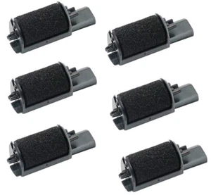 6 Pack IR-40 Black Ink Rollers compatible Calculator Canon CP 16 XE-A101, A102 - Picture 1 of 3