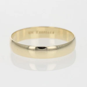 3.9mm Polished Classic Wedding Band Ring 10k Yellow Gold 1.39 Grams Size 9 - Picture 1 of 5