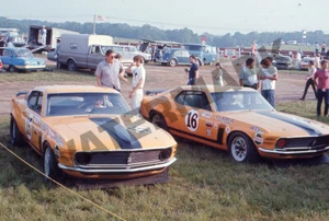 1971 TRANS AM RACING BOSS 302 BUD MOORE - 35 MM SLIDE EKTACHROME - SCCA - Picture 1 of 3