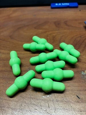 9 BowJax Speed String Sleeve Silencers Green - Image 1 of 2