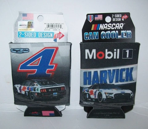 KEVIN HARVICK #4 MOBIL 1 2022 WINCRAFT 12OZ CAN COOLER NEW!!! Cover
