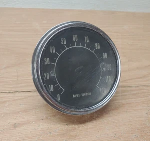 Genuine Original Harley Davidson Speedometer Early 1970’s - Parts or Repair - Bild 1 von 13