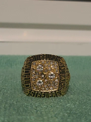 1978 Pittsburgh Steelers Bradshaw NFL Super Bowl Championship Ring Gold size 11 Cover