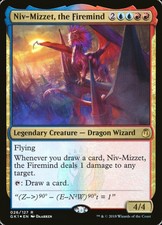 1X Niv-Mizzet, the Firemind - GRN Guild Kit - FOIL NM/EX MTG CARD