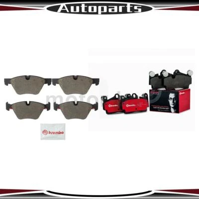 Pastillas de freno delanteras traseras para BMW 528i xDrive 2016 2015 2014 2013 2012 Brembo Foto 1 de 4