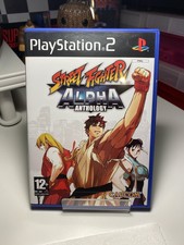 STREET FIGHTER ALPHA ANTHOLOGY SONY PLAYSTATION 2 PS2 GAME WITH MANUAL PAL