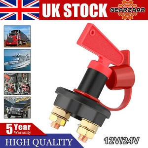 12V 24V Battery Isolator Switch Cut Off Kill Switch for Car Boat Truck Universal - Picture 1 of 12