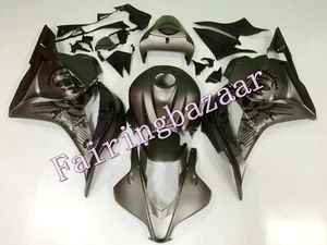 Fit for 2009-2012 CBR600RR Graffiti Matte Gray ABS Plastic Injection Fairing Kit - Picture 1 of 8
