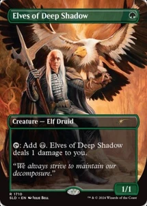 Magic The Gathering Elves of Deep Shadow Secret Lair Drop regular - Imagen 1 de 1