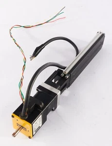 THK KR2001B Linear Ball Screw Actuator w/ Parker CM162CJ-115806 Servo Motor - Picture 1 of 8
