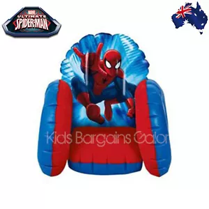 **GENUINE AUS LICENSE Spiderman Inflatable Armchair Sofa Chair Indoor/Outdoor - Picture 1 of 4