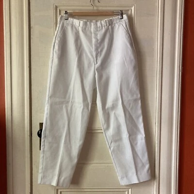 Pantalones deportivos Lord Isaac de sarga blanca vintage tiro alto Foto 1 de 4