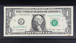 2009 $1 Dallas "FW" U.S. Banknote FRN Block K/I Fr.# 1933-K SP148 - Picture 1 of 2