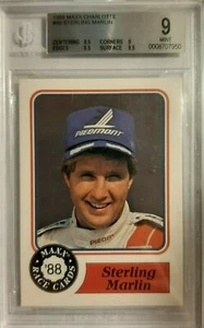 1988 Maxx Nascar STERLING MARLIN RC BGS 9 - Picture 1 of 1