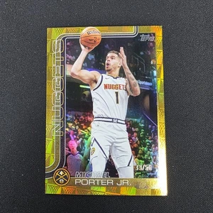 2025 Topps - Michael Porter Jr. #105 Season Tip-Off Gold Parallel SSP #/50 NM - Picture 1 of 11