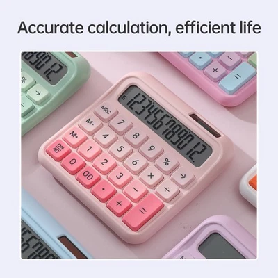 `Desktop Calculator 12 Digit Large And LCD Display Big Button Calculators Solar - Image 1 of 4