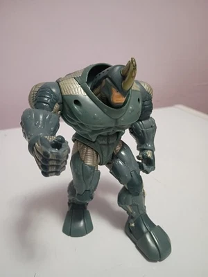 2006 Hasbro Marvel 6" Spider-Man 3 Movie Series Head Smash Attack Rhino boneco! - Imagem 1 de 4