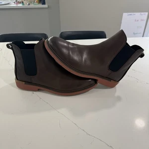 Men COLE HAAN Go-To Chelsea Boots Leather Dark Brown C36532 Size 12 - Picture 1 of 12