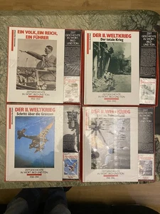 4 Teile Dokumentation Buch + Kassette DER II. WELTKRIEG *(siehe Bilder) - Bild 1 von 5